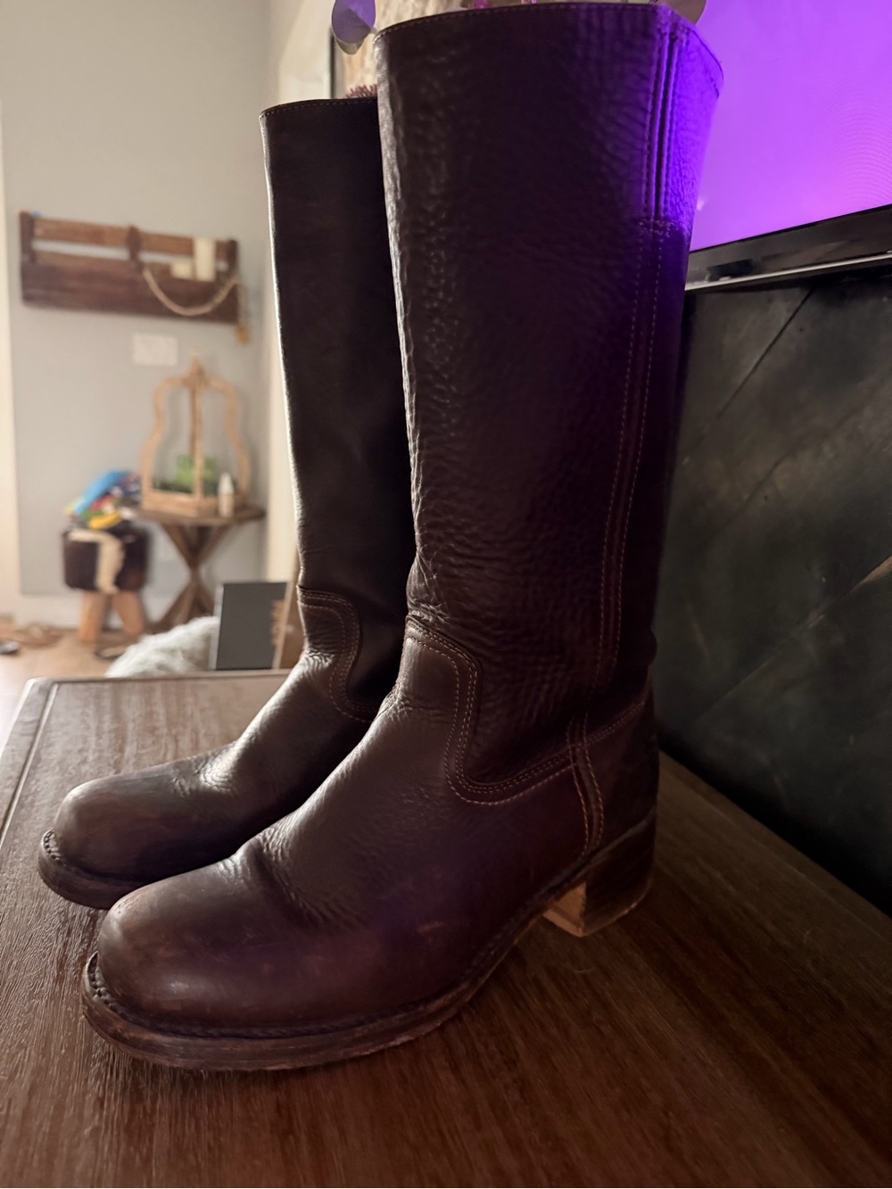 Vintage Frye Campus Deep Brown Leather - Picture 2 of 7